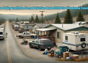 Idaho Policy Institute 2020 Formal Eviction Rate for Shoshone County