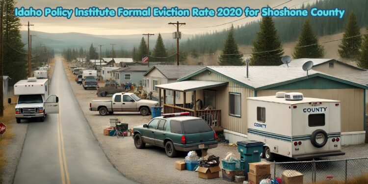 Idaho Policy Institute 2020 Formal Eviction Rate for Shoshone County
