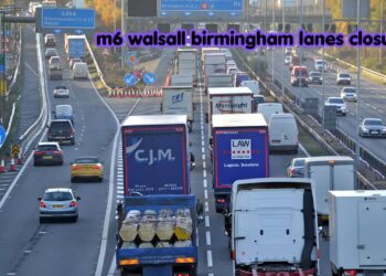 M6 Walsall Birmingham Lanes Closure