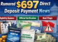 Rumored $697 Direct Deposit Payment