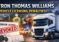 Byron Thomas Williams Vehicle Licensing Penalties