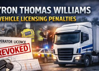 Byron Thomas Williams Vehicle Licensing Penalties
