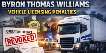 Byron Thomas Williams Vehicle Licensing Penalties