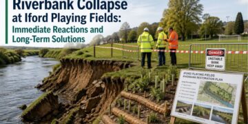 Riverbank Collapse at Iford Playing Fields