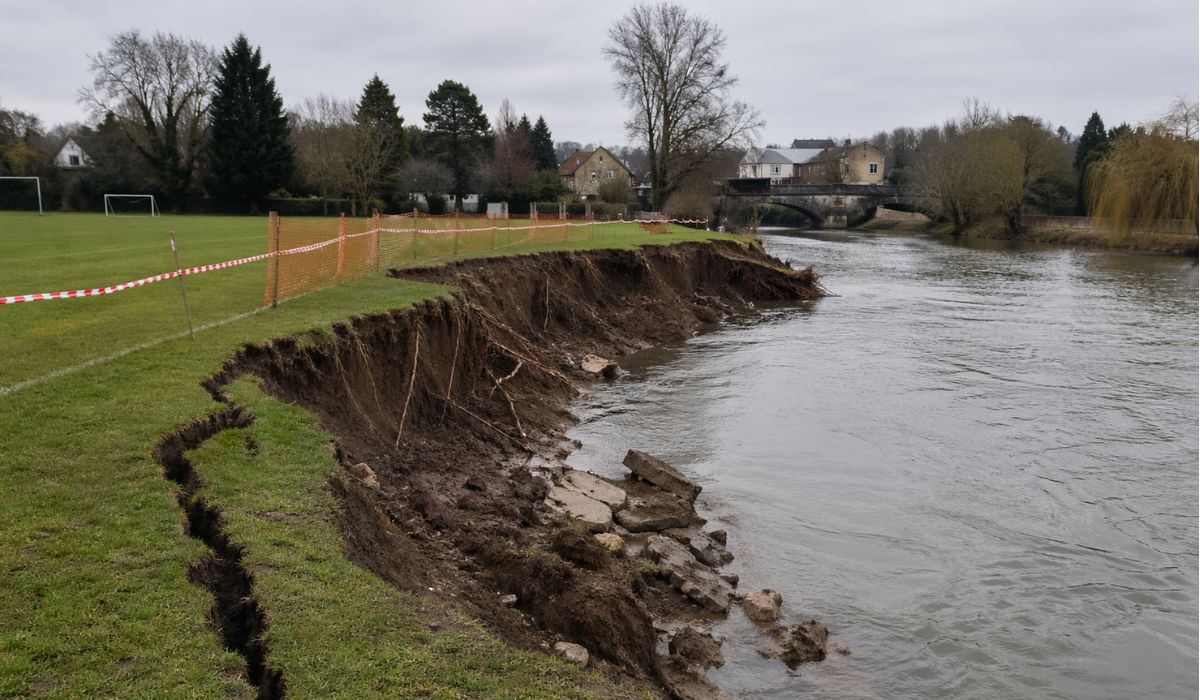 Riverbank Collapse at Iford Playing Fields